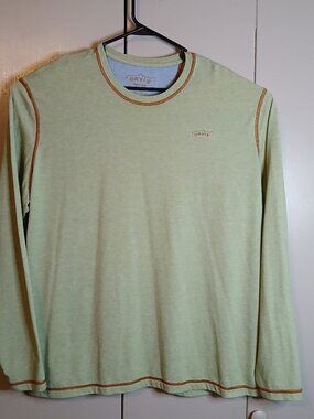 Orvis Trout Bum XXL Green Long Sleeve Pullover (0838E23)